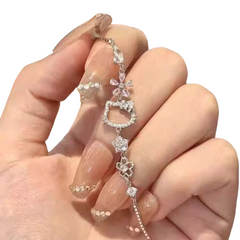 Hello Kitty Sakura design Bracelet women bracelet fashion accessories
