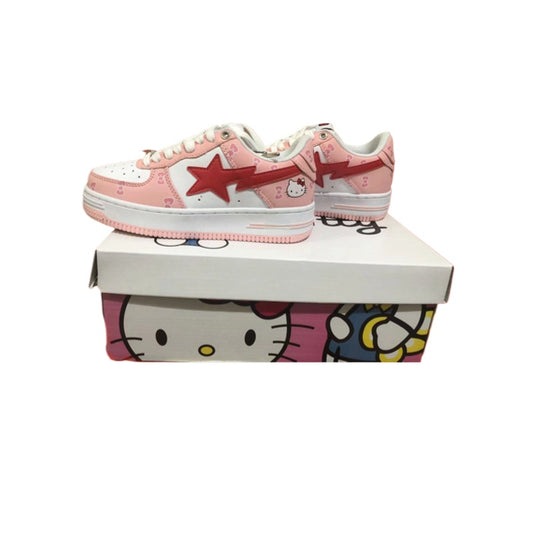Kitty color matching star board shoes dunk