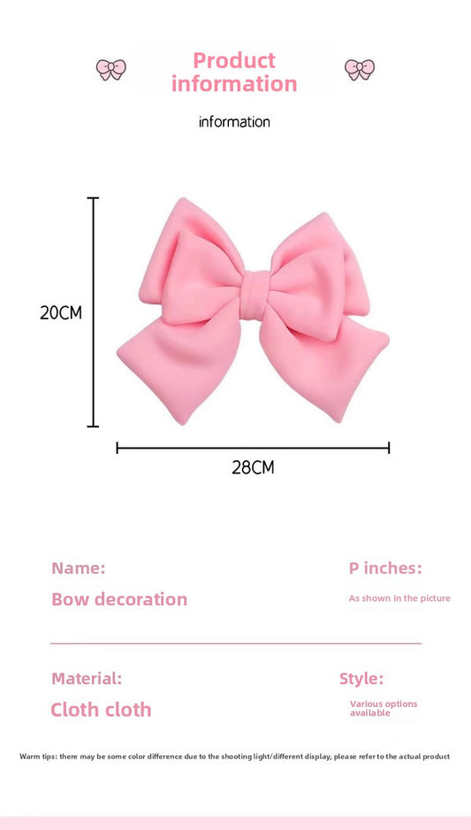Hello Kitty car tail decorative bowknot car accessories