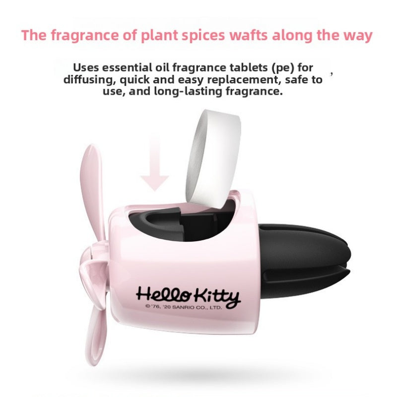 Hello Kitty design car AC vent perfume car accessories