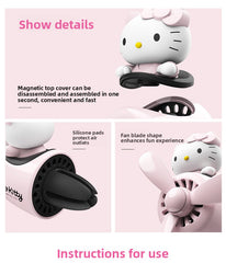Hello Kitty design car AC vent perfume car accessories